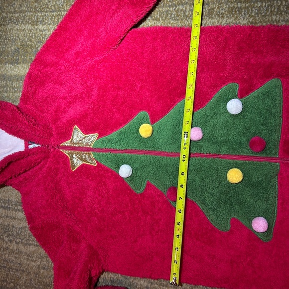 Festive Red Christmas Tree Kids Jacket - Picture 10 of 10